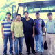 Vikas, second from the left, with colleagues in 2009.